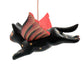 Mini Flying Kitty Spirit Chaser Black & Tan Polka Dot