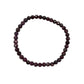 Faceted Ruby Stretchy Bracelets