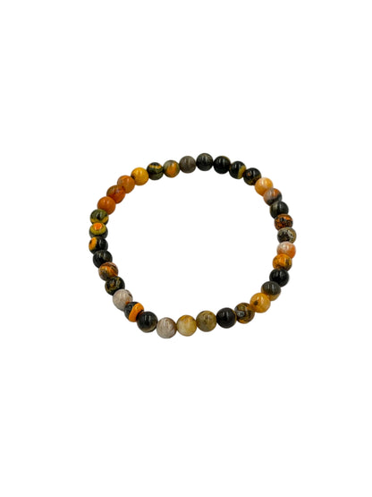 Bumble Bee Jasper Beaded Bracelets