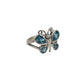 Butterfly Sky Blue Topaz Ring