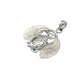 Silver Flying Scarab Pendants