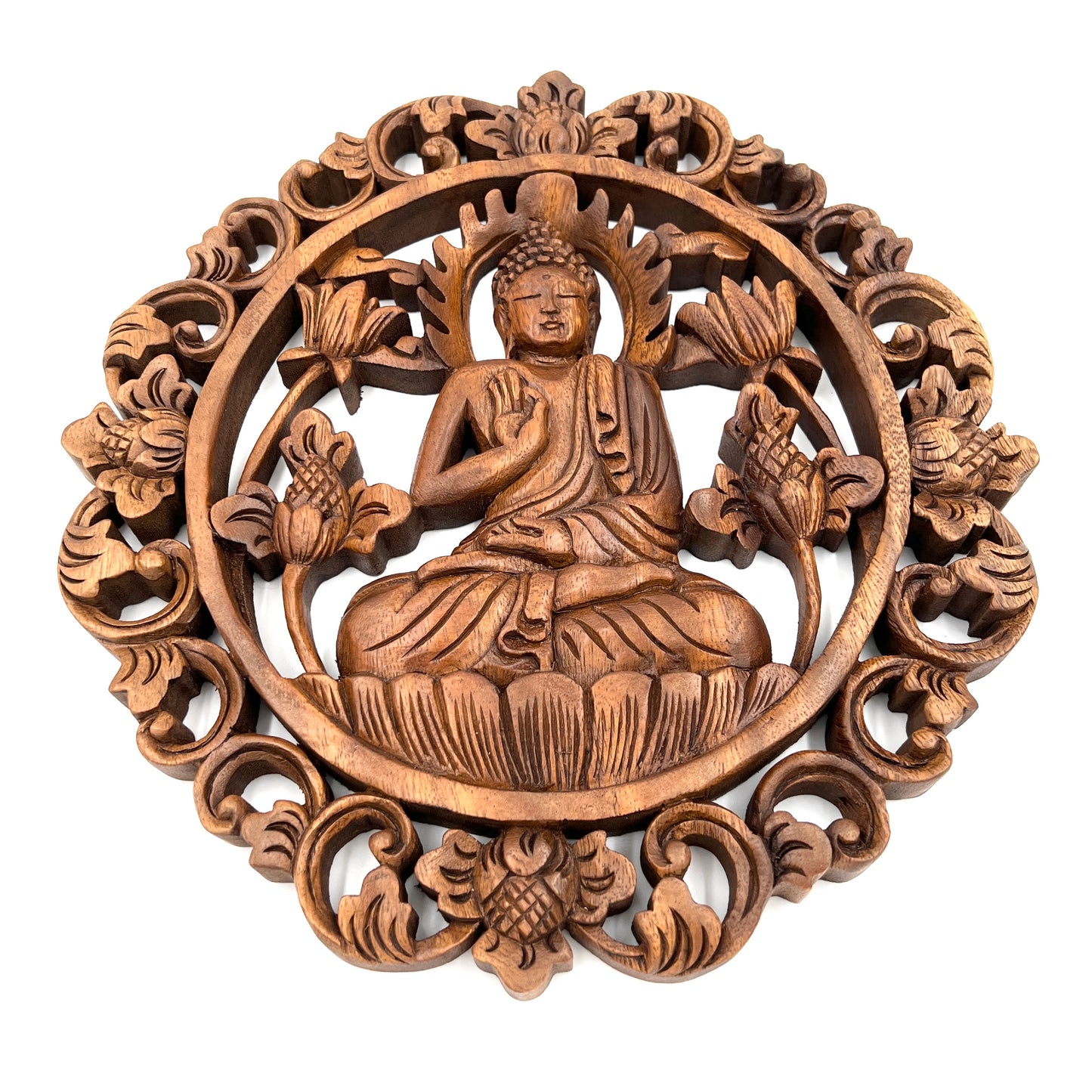 Buddha Mandala Panel Carving