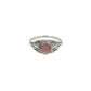 Pink Tourmaline Round Ring
