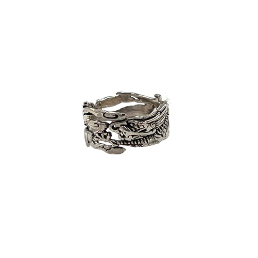 Silver Dragon Wrap Ring
