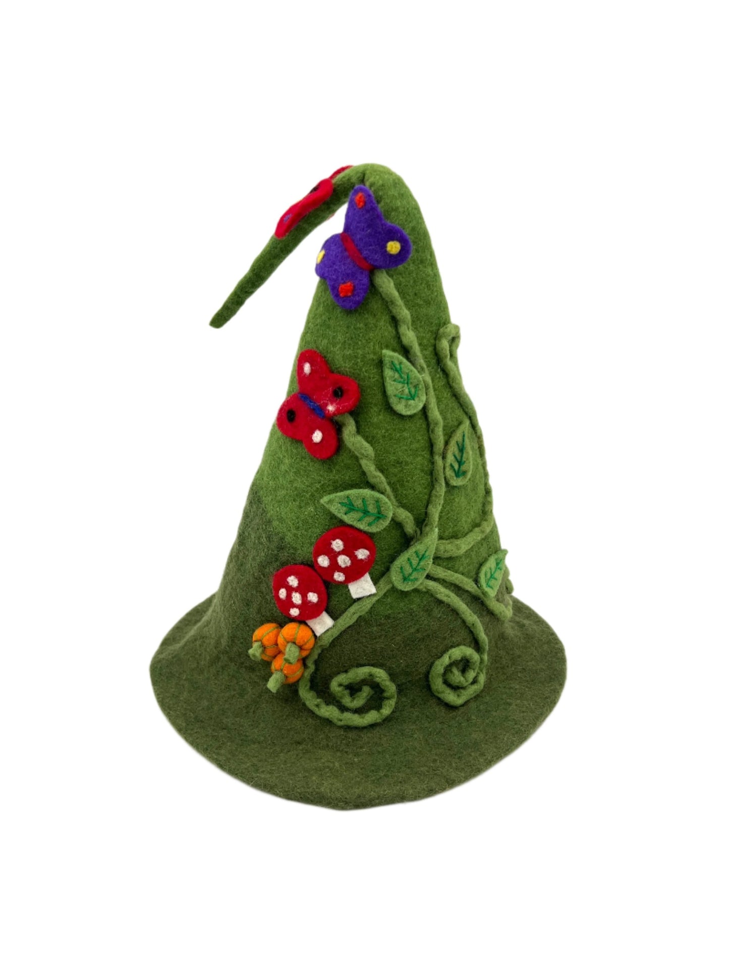 Hand felted Wizard Mushroom Wool Hats