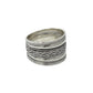 Sterling Silver Double Braided Ring