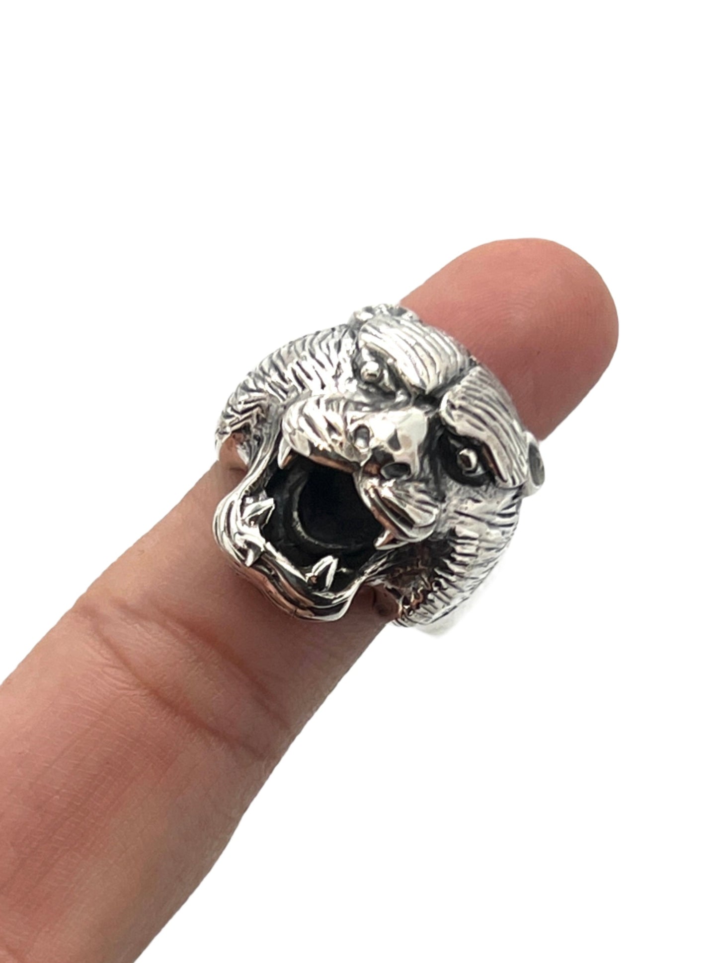 Sterling Silver Jaguar Ring