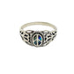 Sterling Silver Shell Peace Ring