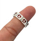 Sterling Silver Peace Band Ring