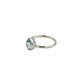 Teardrop Blue Topaz Ring
