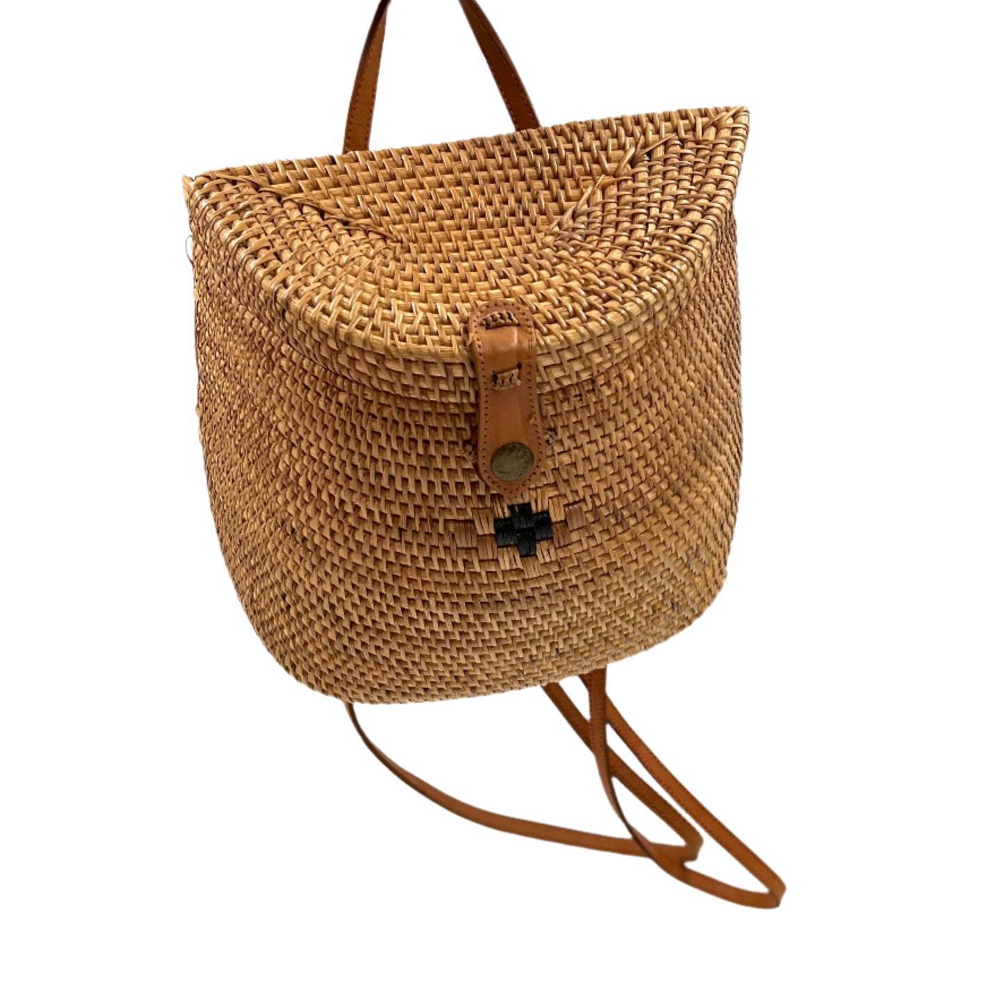 Hand Woven Ada Grass Basket Backpack