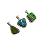 Ammolite Freeform Pendants