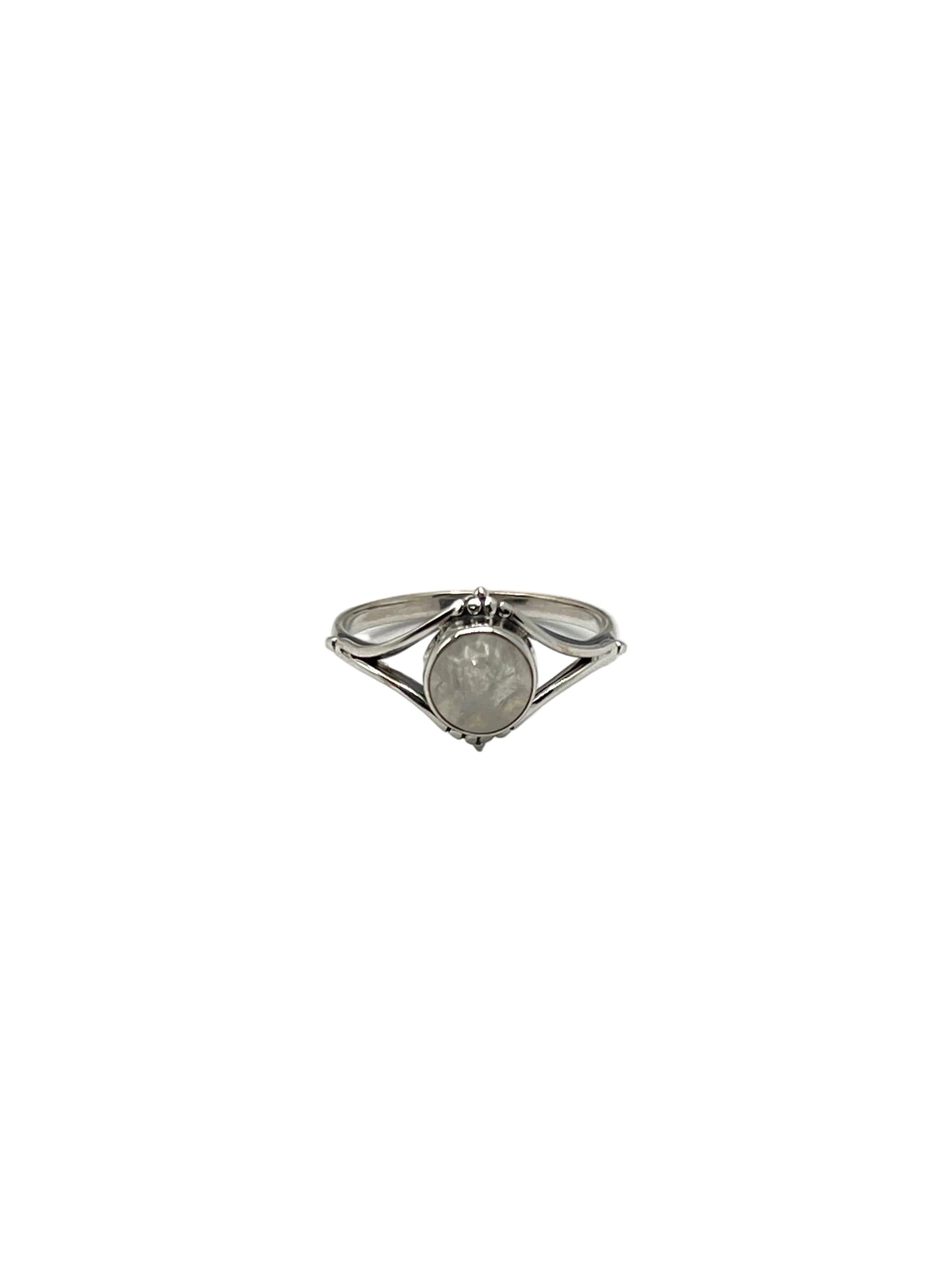 Round Gemstone Beaded Rings