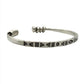 Sterling Silver Hilltribe Triangle Cuff Bracelet