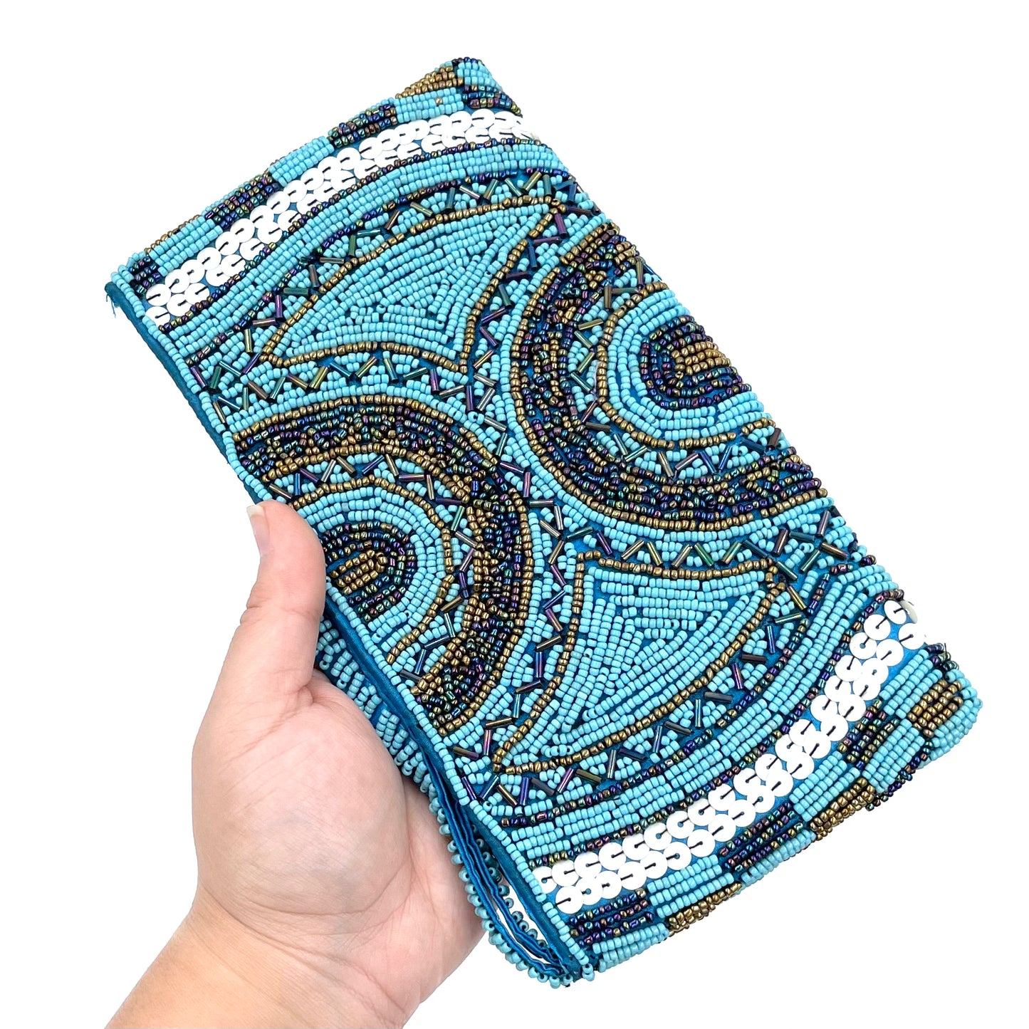 Bali Beaded Turquoise Purse