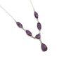 Sterling Silver Purpurite Necklace