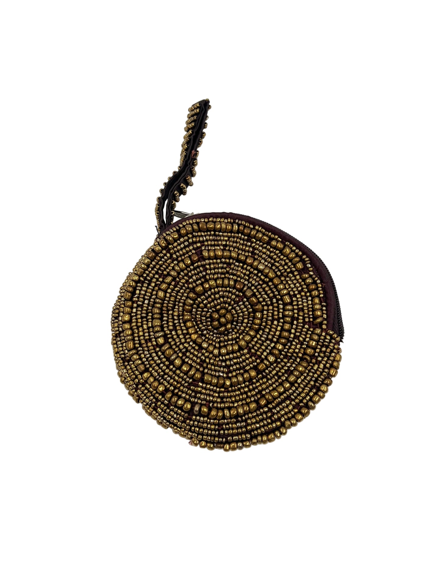 Beaded Round Coin Purse