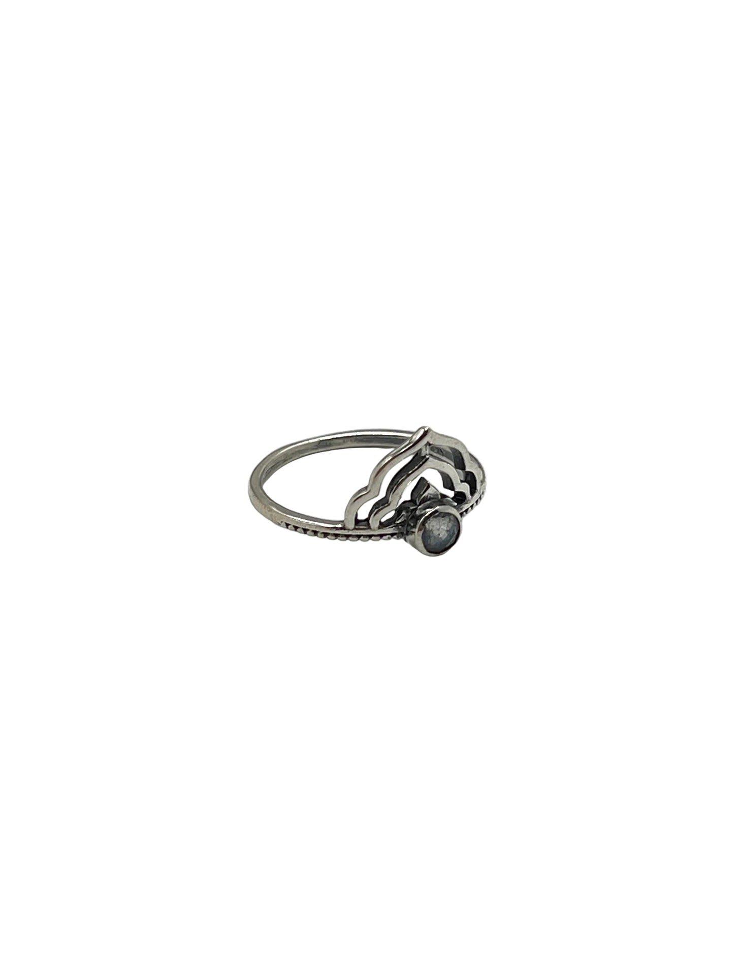 Lotus Crown Gemstone Rings