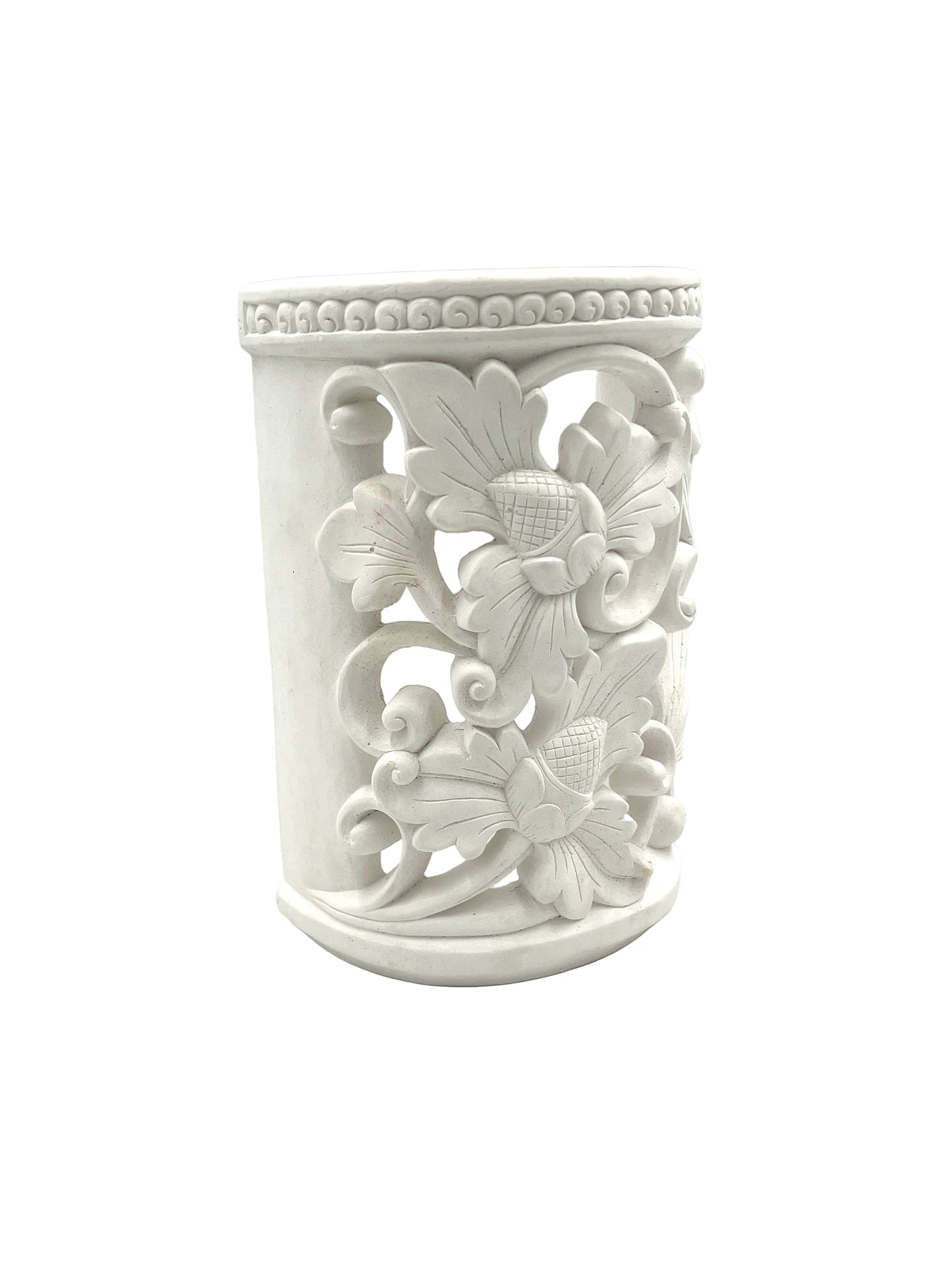 Concrete Flower Wall Sconce