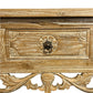 White Washed Teak Console Table