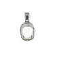 Clear Quartz & Opal Buddha Head Pendants