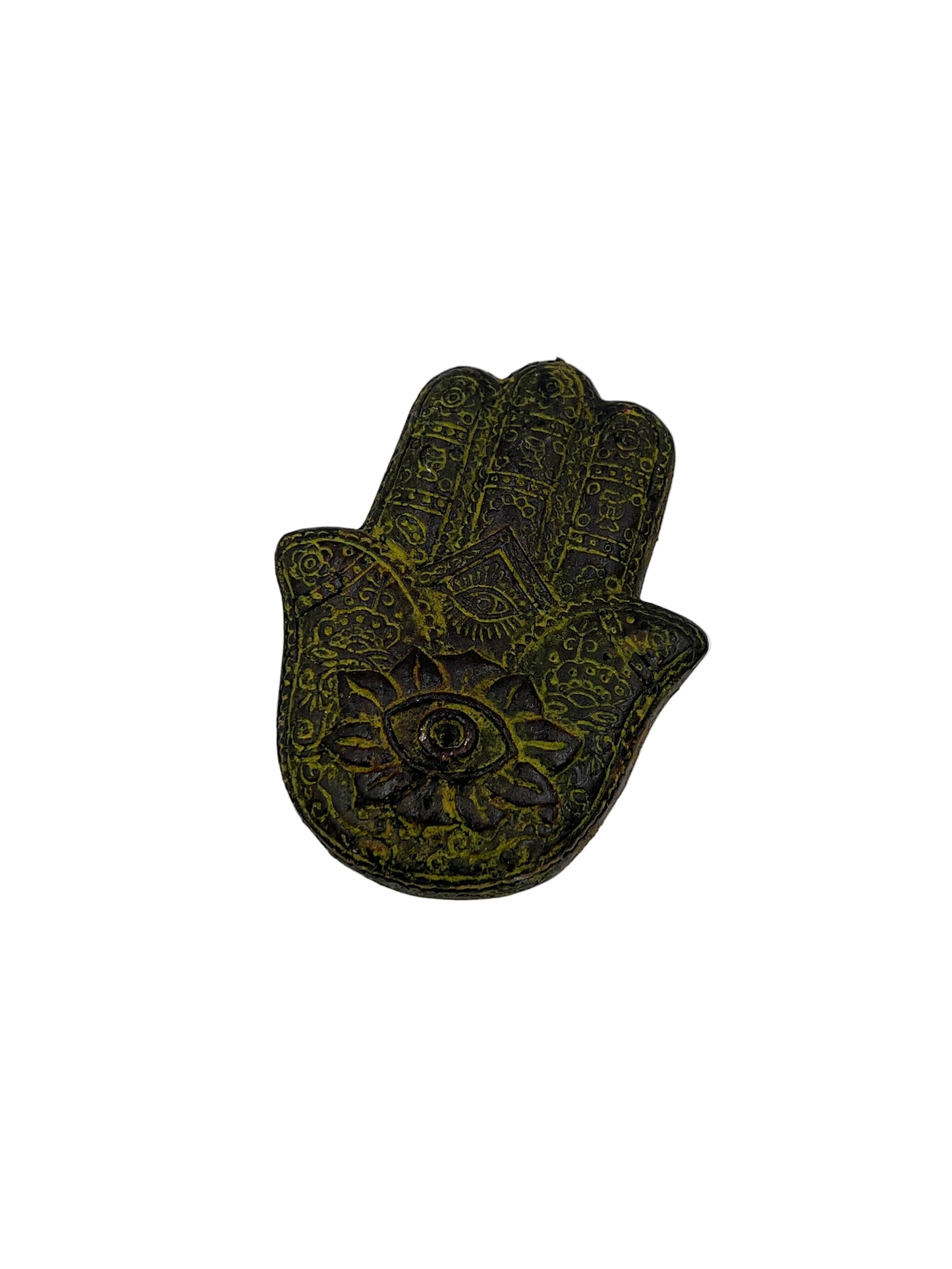 Resin Hamsa Incense Burner