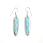 Sterling Silver Larimar Earrings