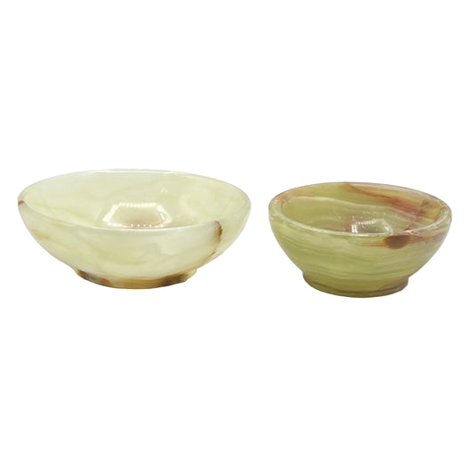 Carved Onyx Offering Bowls