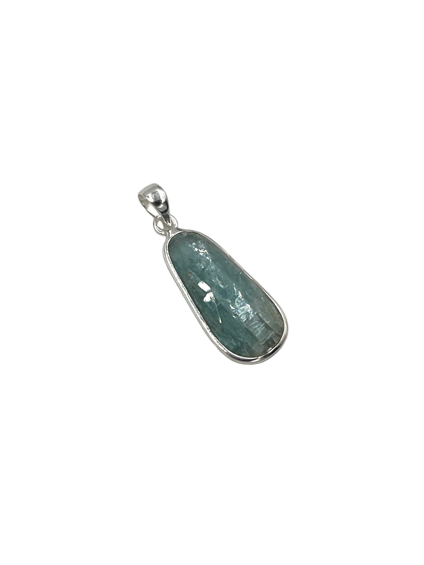 Teal Kyanite Pendants