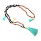 Om Rudraksha & Lava Stone Malas
