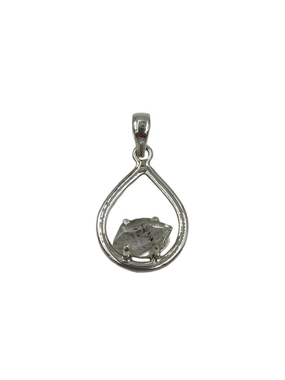 Silver Herkimer Diamond Pendants