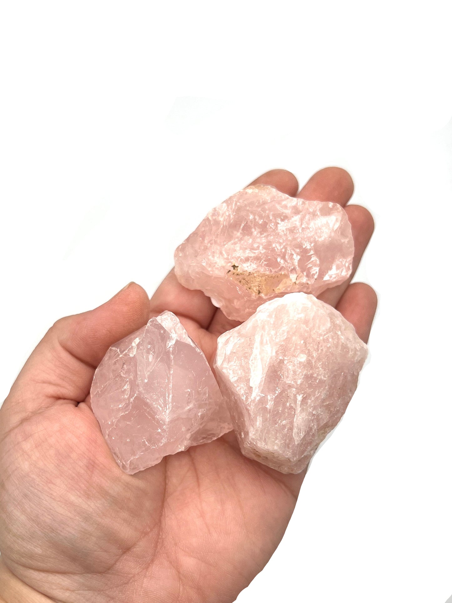 Small Raw Rose Quartz Chunks