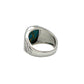 Sterling Silver Gemstone Wave Design Rings