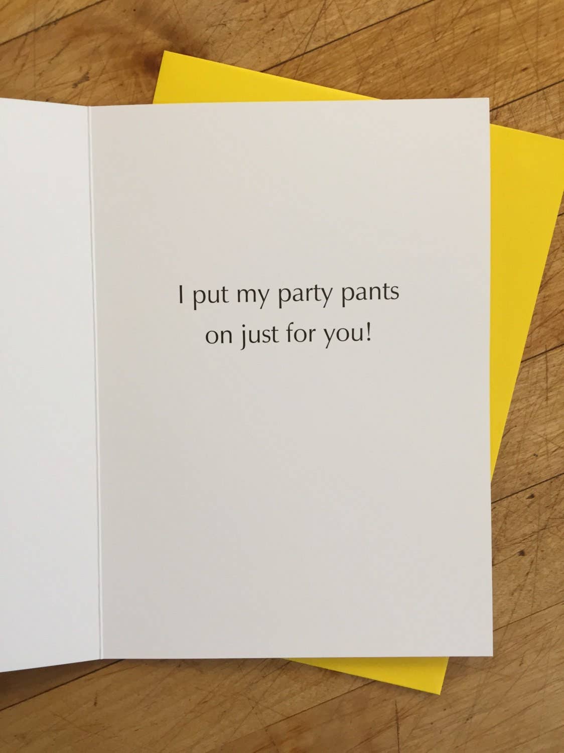 Party Pants Squirrel Birthday Card