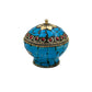 Mini Mosaic Indian Metal Jar