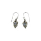 Leaf Gemstone Earrings