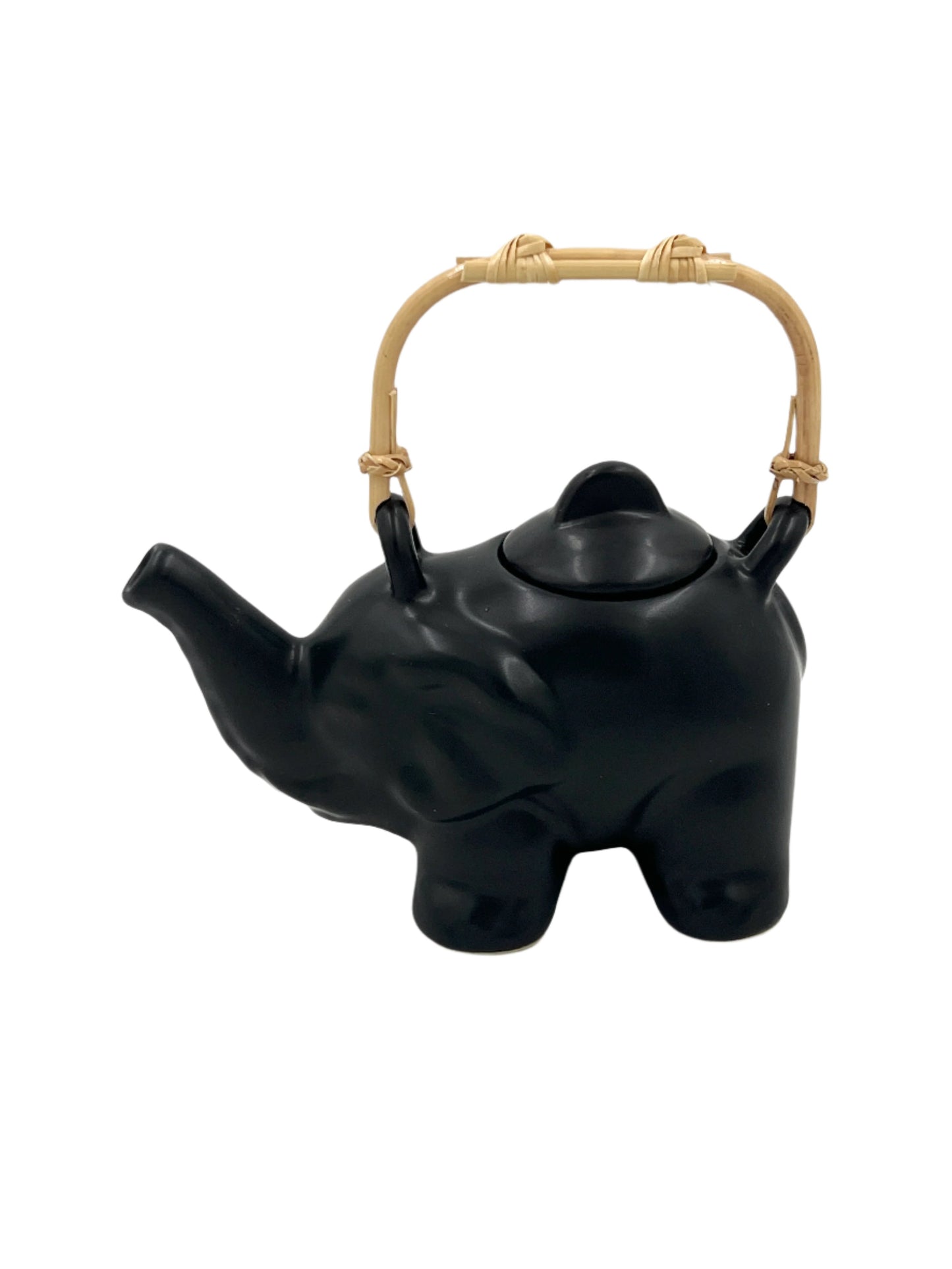 Black Elephant Ceramic Tea Pot Set