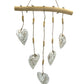 Wood Heart Mobiles