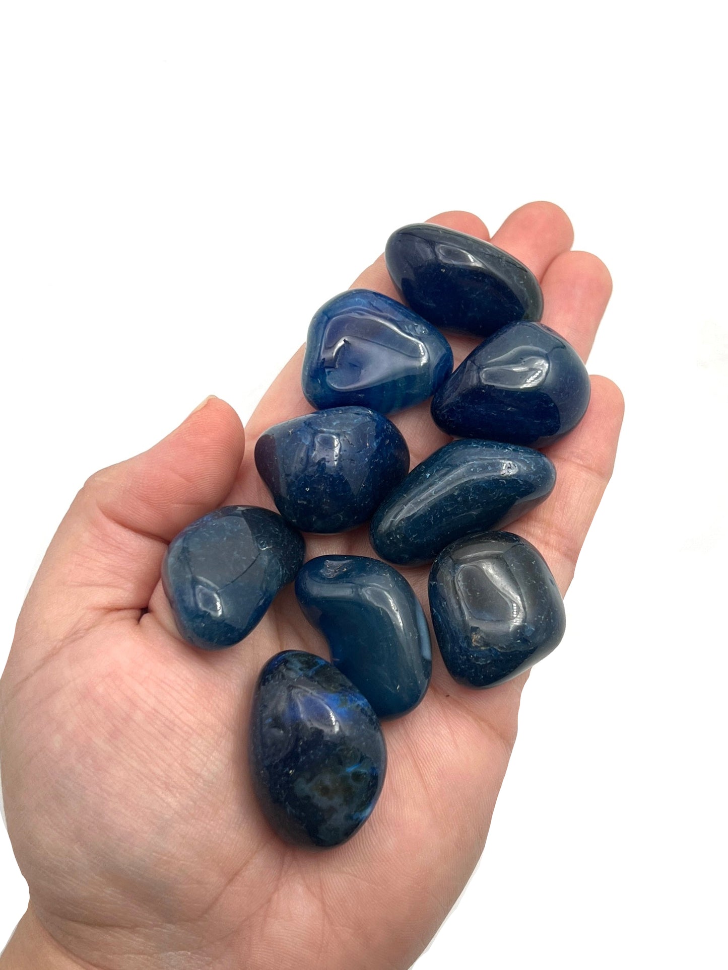 Blue Agate Tumbles