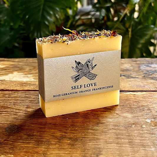 4oz Self Love Goat's Milk Soap