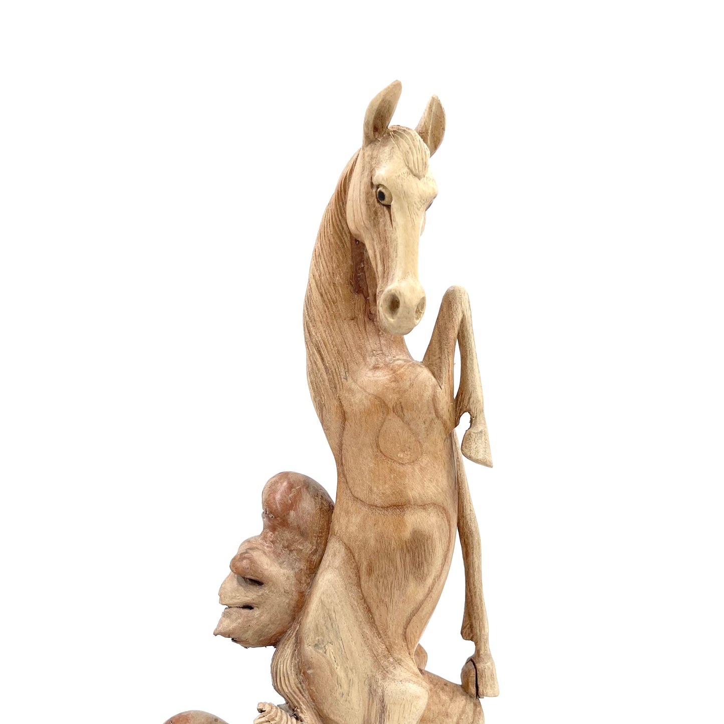 Parasite Wood Horse Carvings