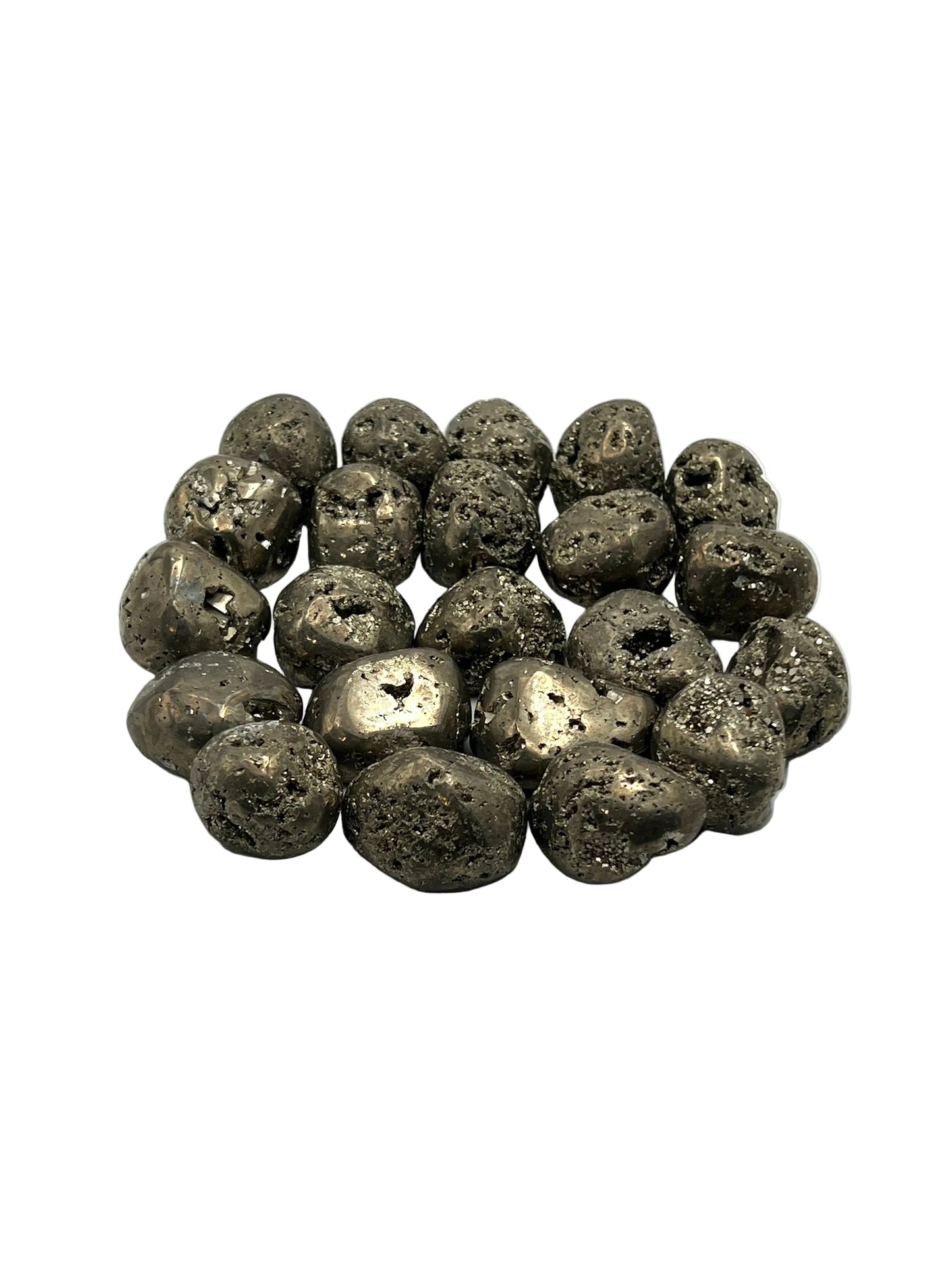 Pyrite Druzy Tumbles