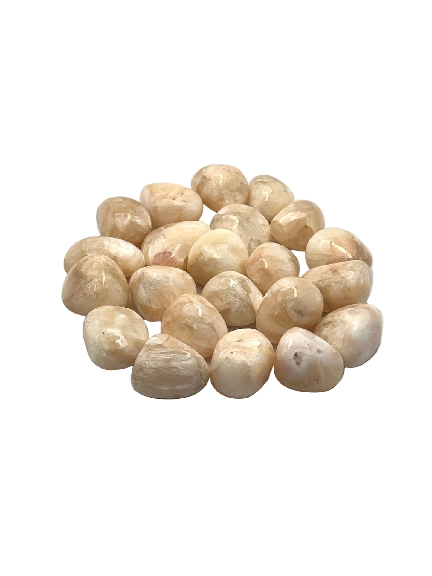 Peach Stilbite Tumbles