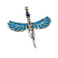Silver Isis Pendants
