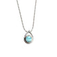 Sterling Silver Teardrop Larimar Necklaces