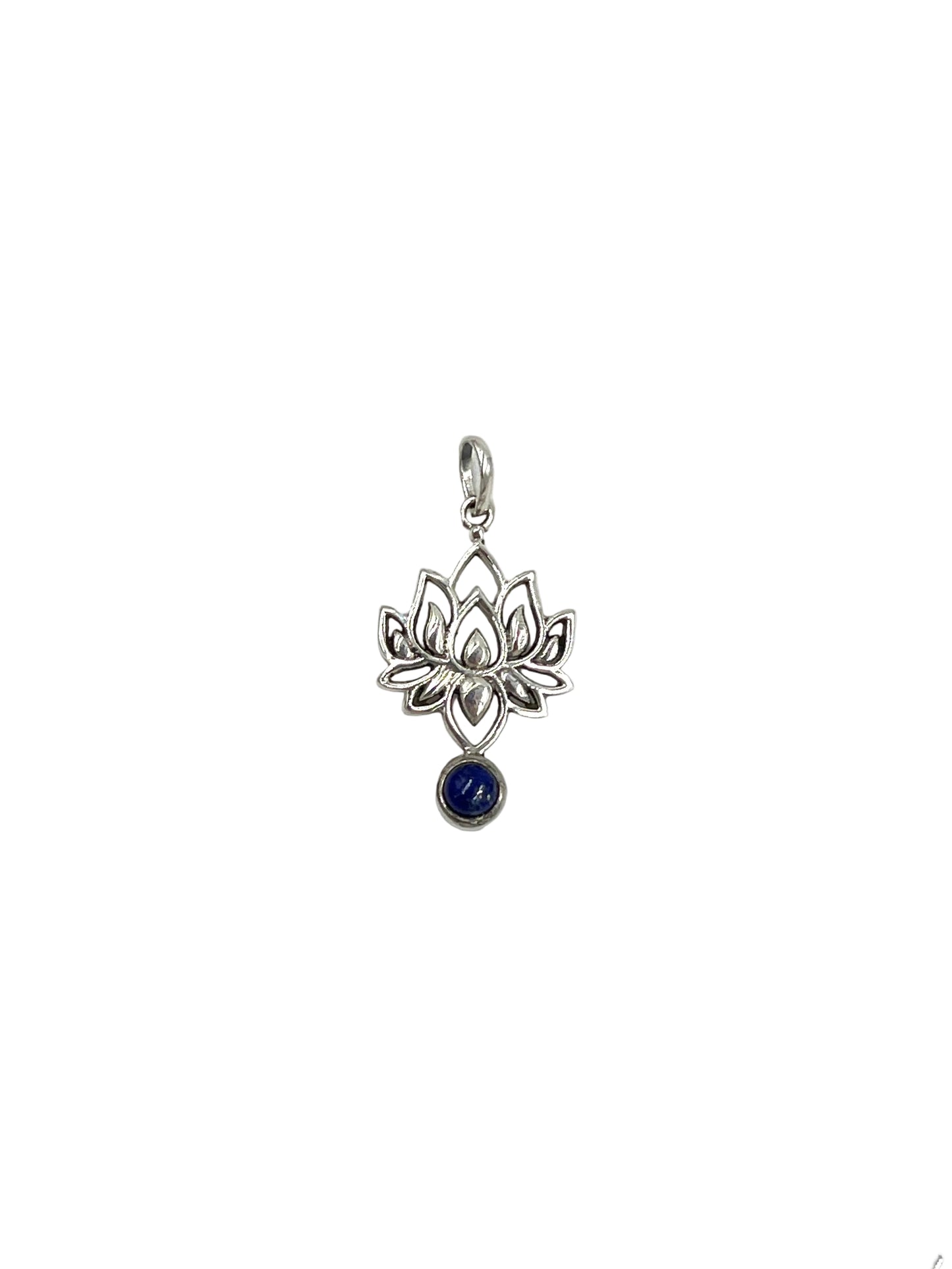 Gemstone Lotus Pendants