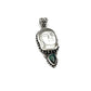 Clear Quartz & Opal Buddha Head Pendants