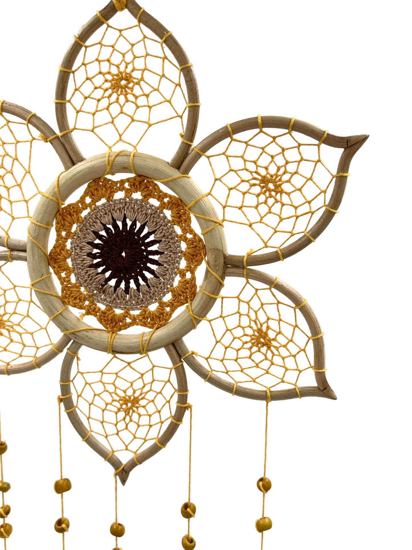 Yellow Lotus Dream Catcher