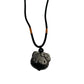 Silver Sheen Obsidian Hello Kitty Necklace