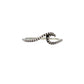 Sterling Silver Beaded Wave Ring